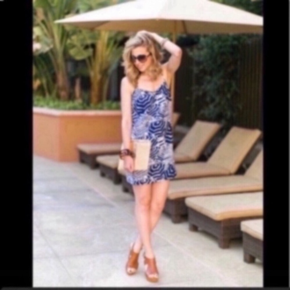 Lilly Pulitzer Oh Cabana Boy 100% Silk Slip Dress - Picture 2 of 7